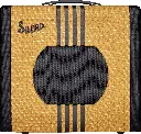 Supro Delta King 10 Black/Tweed