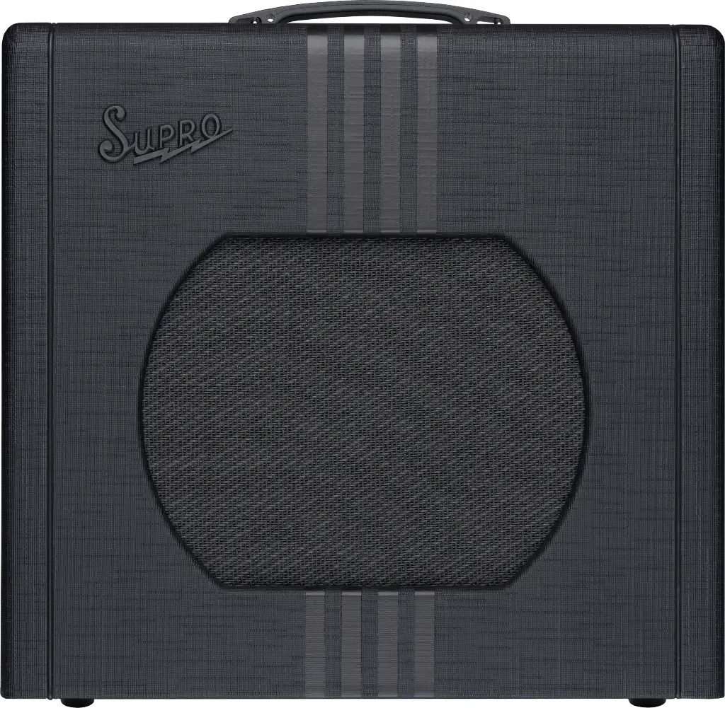 Supro Delta King 12 Black and Black
