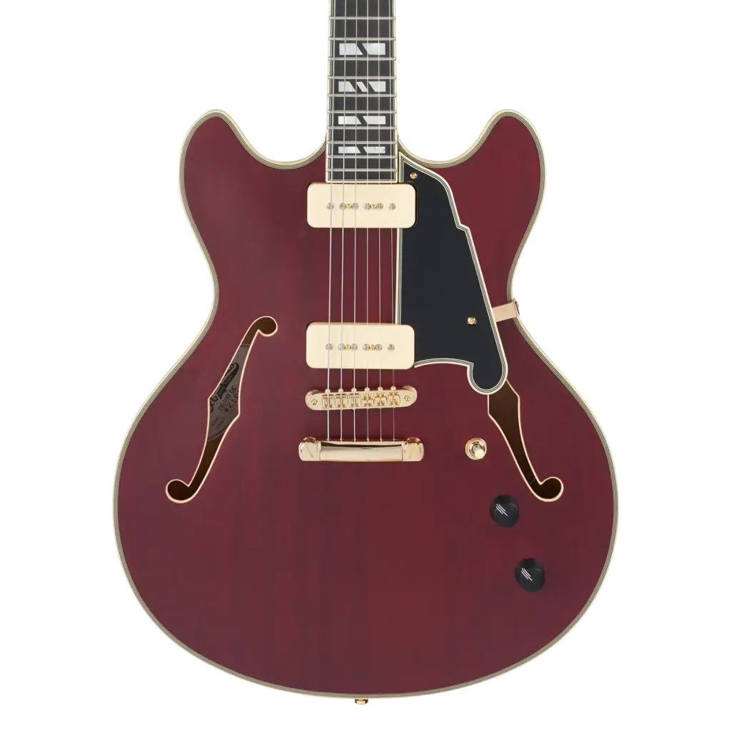 D'Angelico Excell DC Stopbar Tailpiece Cherry