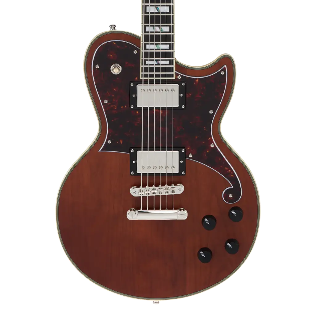 D'Angelico Deluxe Atlantic Baritone Satin Walnut