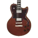 D'Angelico Deluxe Atlantic Baritone Satin Walnut
