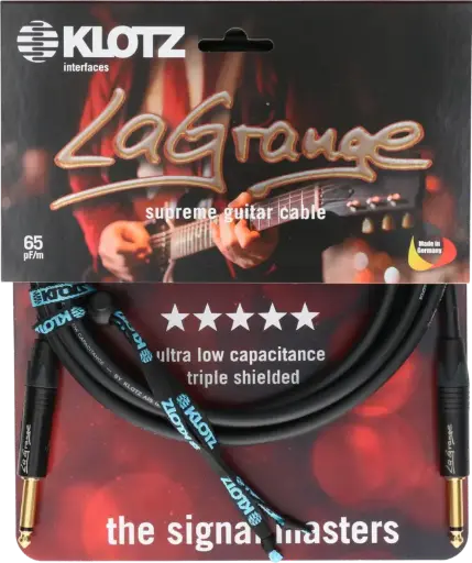 [LA-GPP0600] Klotz LaGrange Supreme Guitar Cable Jack Jack 6m