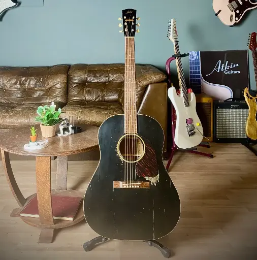 Atkin Guitars J43 Black Top Heavy Aged
