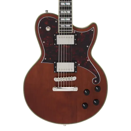 [DADBATLMWLNS] D'Angelico Deluxe Atlantic Baritone Satin Walnut